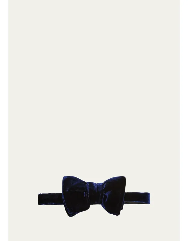 Pre-tied Velvet Bow Tie