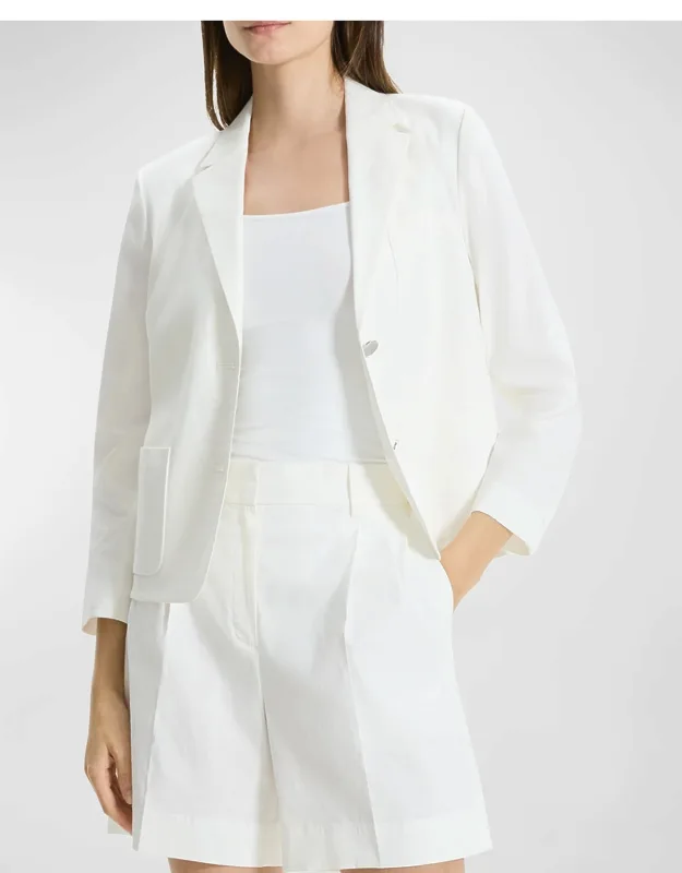 Shrunken Patch-pocket Blazer