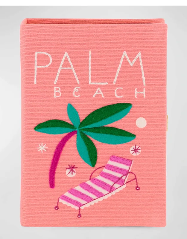 Palm Beach Book Clutch Bag