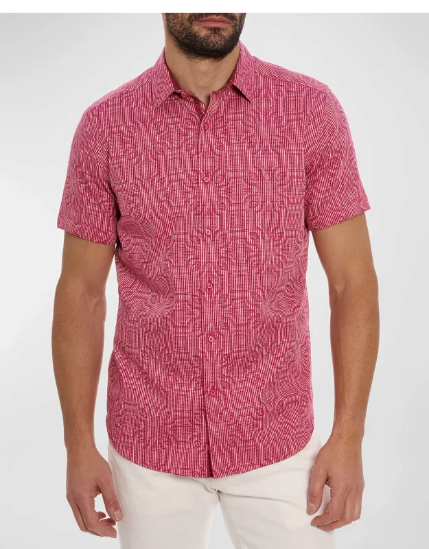 Voyage Cotton-stretch Short-sleeve Shirt