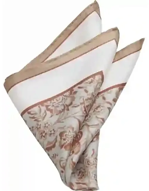 Floral Silk Pocket Square