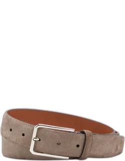 Suede Square-buckle Belt