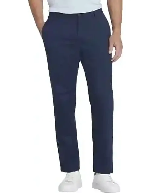 Modern Fit Elastic Waist Comfort Stretch Casual Pants