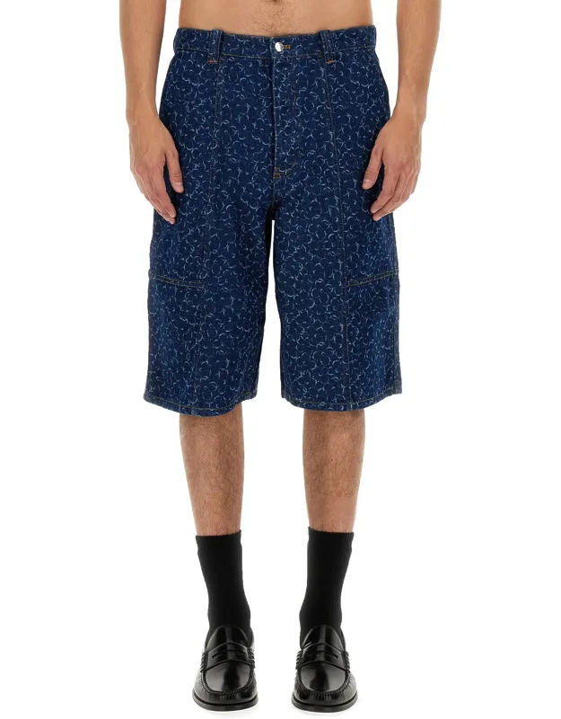 Denim Bermuda Shorts