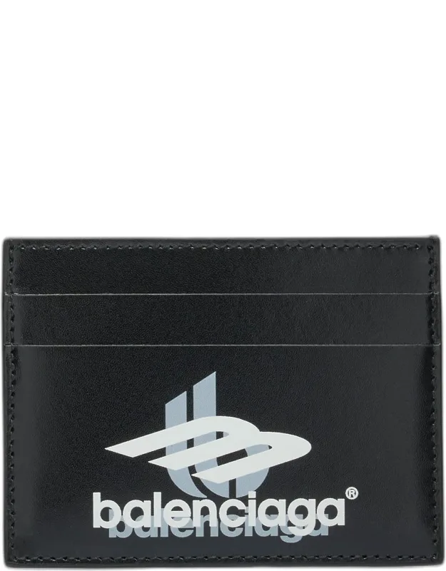 Sport Logo Leather Card Holder
