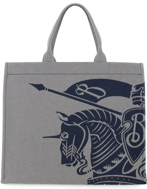 _burberry Canvas Tote Bag_