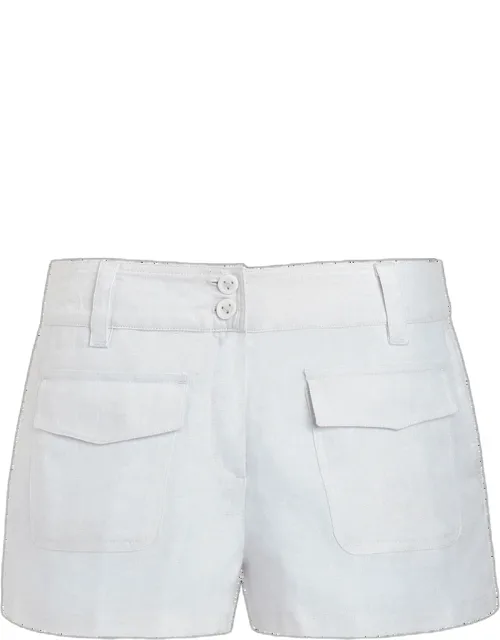Linen Bermuda Shorts