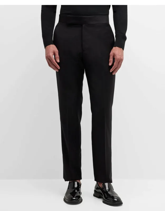 Wool Tuxedo Trousers
