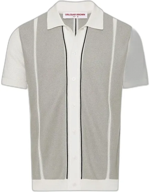 3-colour Stripe Classic Fit Organic Cotton Shirt