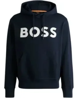 Relaxed-fit Hoodie With Contrast Logo