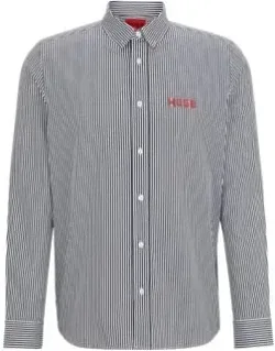 Relaxed-fit Striped Cotton Poplin Shirt