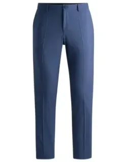 Modern-fit Trousers In A Performance-stretch Wool Blend