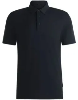 Slim-fit Polo Shirt With Striped Collar