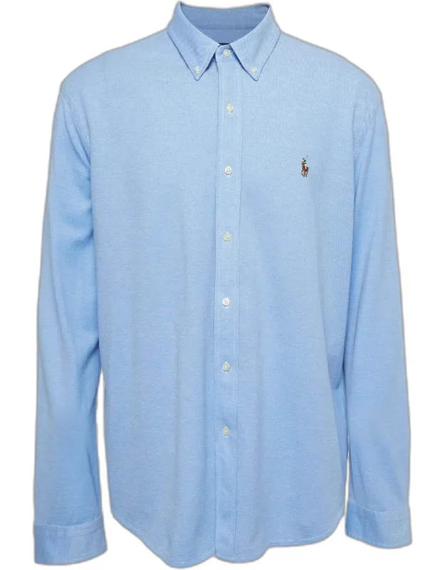 Knit Oxford Buttoned Shirt