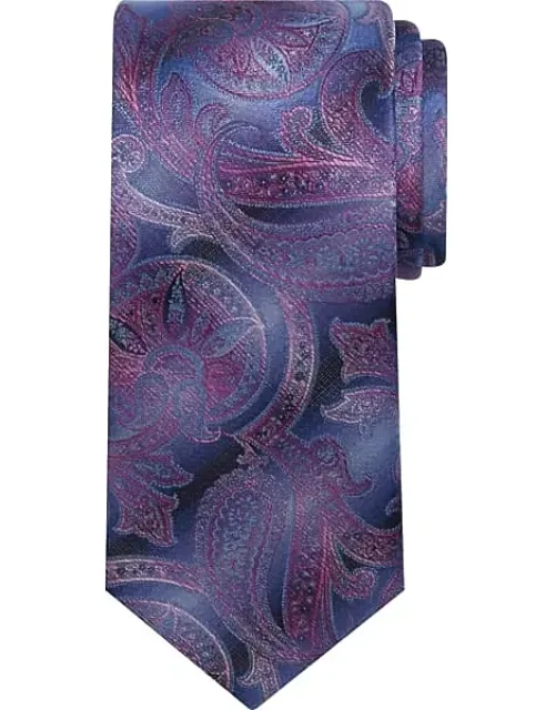 Pronto Uomo Big &amp; Tall Ombre Paisley Tie With Timeless Elegance And Modern Flair