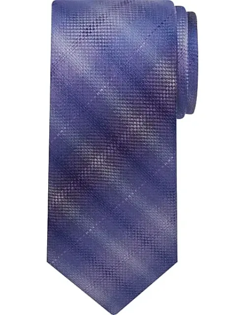 Ombre Plaid Tie With Subtle Visual Depth