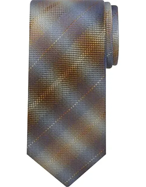 Pronto Uomo Big & Tall Ombre Plaid Tie With Visual Depth And Dynamism