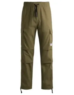 Relaxed-fit Cargo Trousers In Structured Cotton