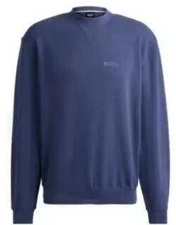 Relaxed-fit Sweatshirt With Flocked Logo