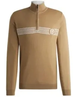 The Water-repellent Sweater With Embroidered Logo