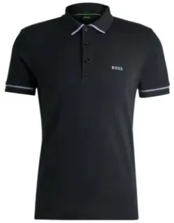 Interlock-cotton Slim-fit Polo Shirt With Contrast Trims