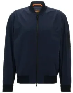 Water-repellent Jacket With Zipped Sleeve Pocket