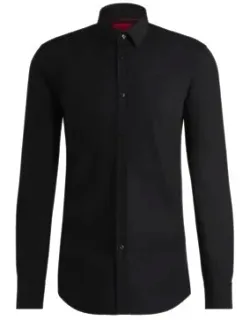 Extra-slim-fit Shirt In Easy-iron Cotton Poplin