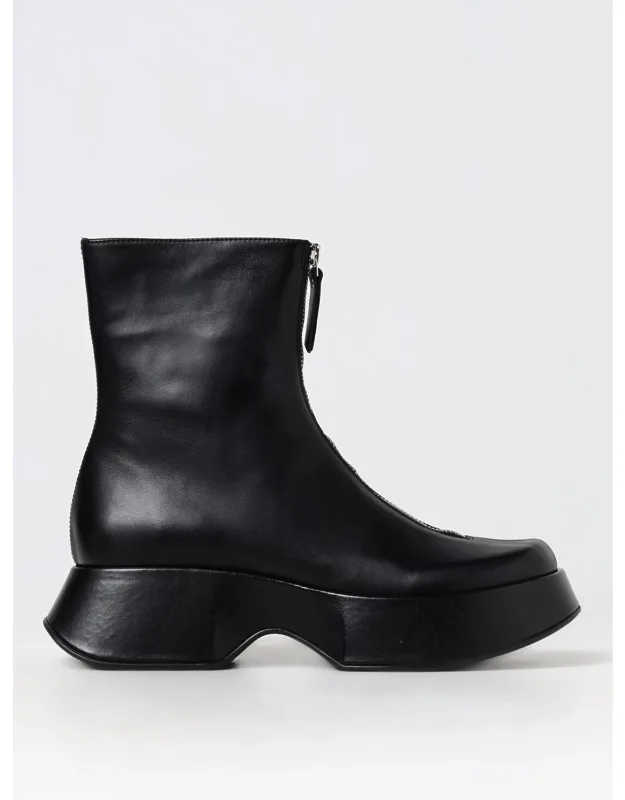 Flat Ankle Boots Black