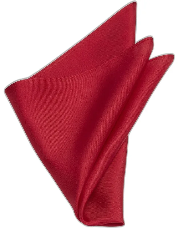 Solid Silk Pocket Square