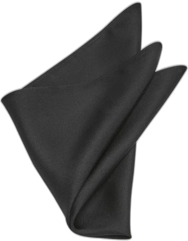 Solid Silk Pocket Square With Timeless Elegance And Soft Fabric