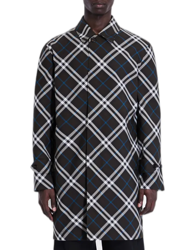 Check Medium Trench Coat