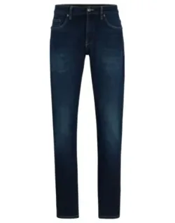 Slim-fit Jeans In Italian Cashmere-touch Denim