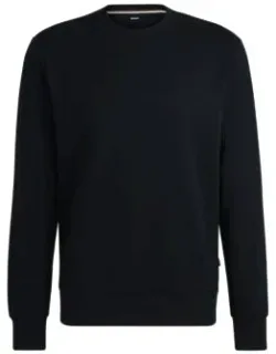 Cotton-jersey Regular-fit Sweatshirt With Mixed Structures