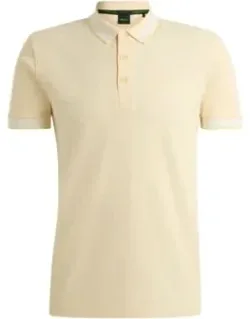 Polo Shirt With Contrast Logo Details