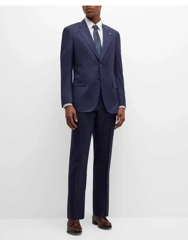 Classic Solid Wool Suit