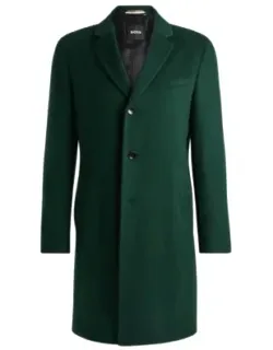 Slim-fit Coat In Wool And Cashmere