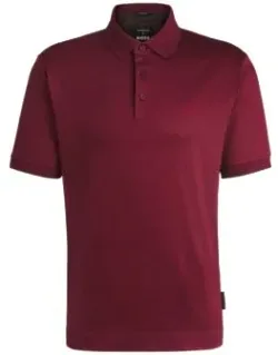 Mercerized Cotton Polo Shirt With Logo Detail
