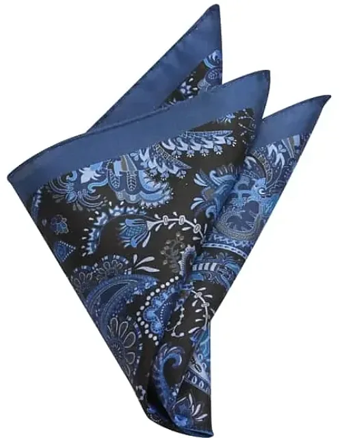 Botanical Paisley Silk Pocket Square