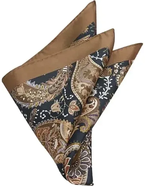 Botanical Paisley Silk Pocket Square