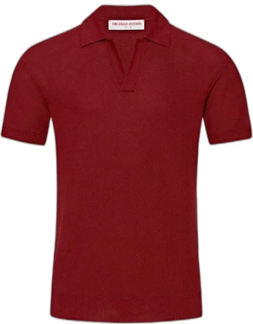 Tailored Fit Mercerised Cotton Polo Shirt