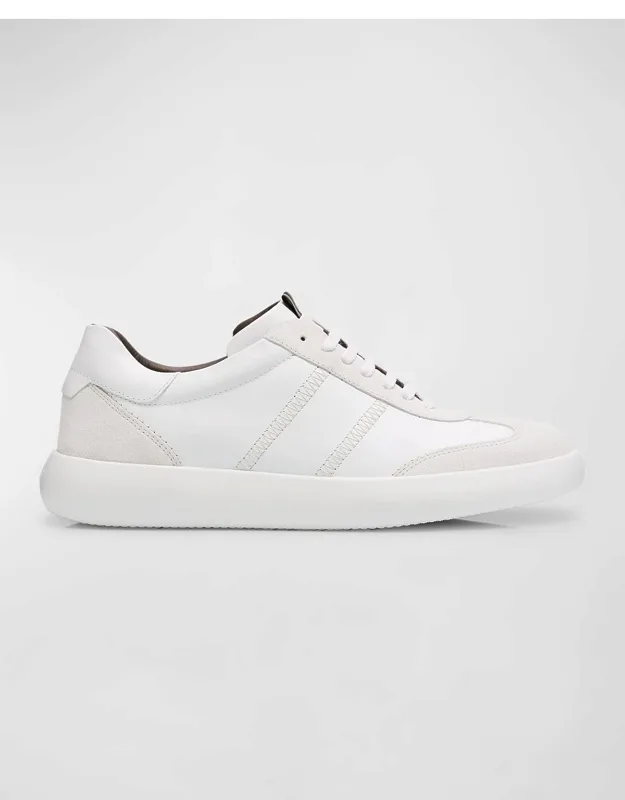 Mixed Leather Sneakers