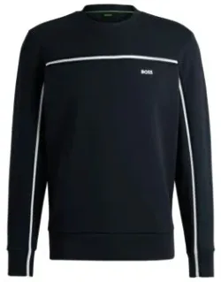 Regular-fit Sweatshirt With Tape Inserts