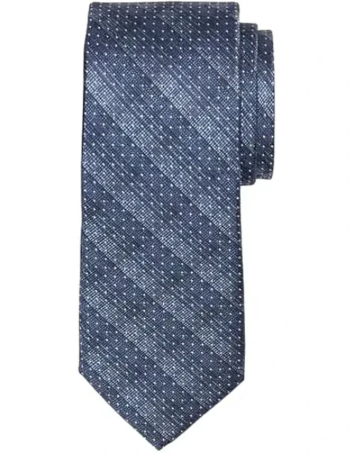 Narrow Starry Stripe Polka-dot Tie