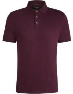 Regular-fit Polo Shirt In Mercerized Italian Cotton