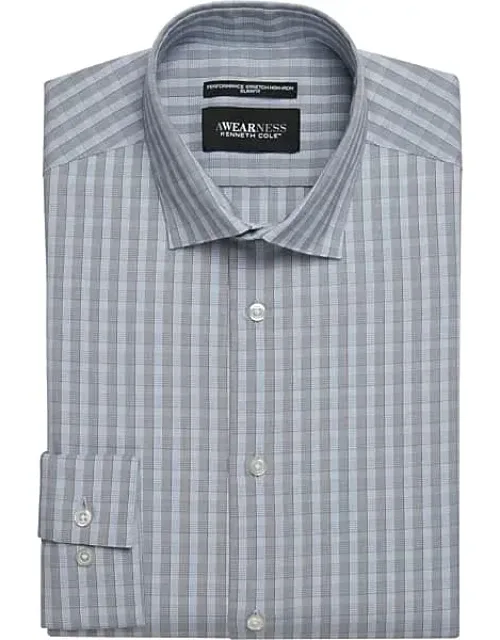 Big & Tall Slim Fit Ultra Performance Stretch Check Dress Shirt
