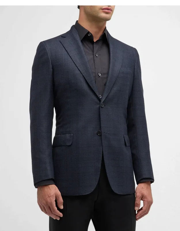 Plaid Wool Sport Coat