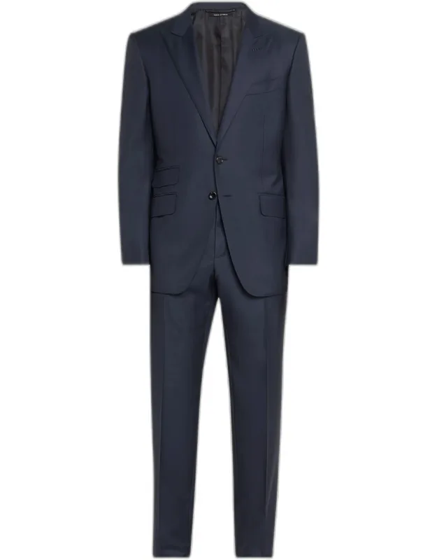 Modern Fit Sharkskin Suit