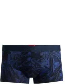 Stretch-cotton Trunks With Seasonal Print