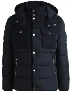 Water-repellent Regular-fit Jacket In Mixed Materials