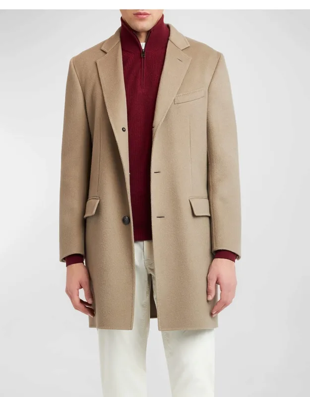 Wool And Cashmere Double-face Top Coat